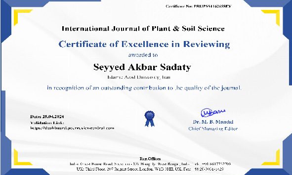 International Journal of Plant & Soil Science
